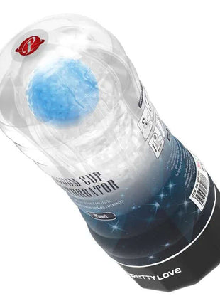 Planet Ball-Rolling Masturbator Cup Blue
