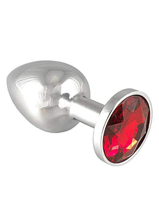 5.7cm ergonomic plug with sparkling crystal accent