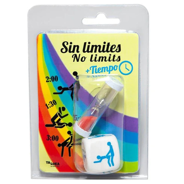 Posture dice set and hourglass