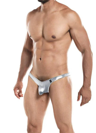Pouch Enhancing Thong Provocative Skai Silver S