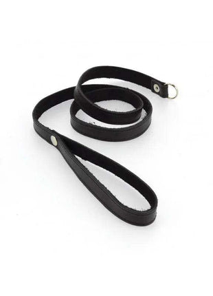 premium durable leather dog leash with ergonomic handle