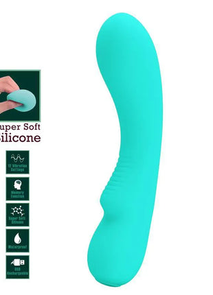 Prescott Vibrator USB Silicone Green