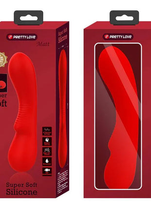 Prescott Vibrator USB Silicone Red
