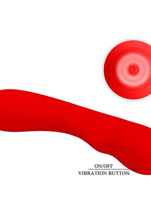 Prescott Vibrator USB Silicone Red