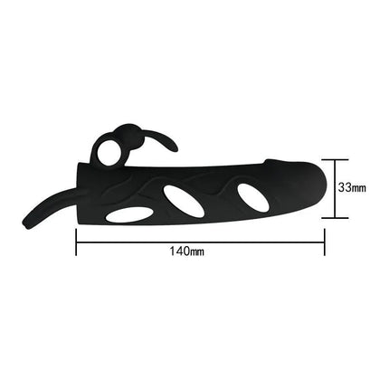 Black Cage with Vibrating Bullet