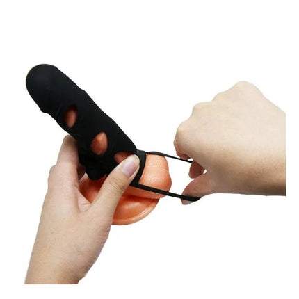 Black Cage with Vibrating Bullet