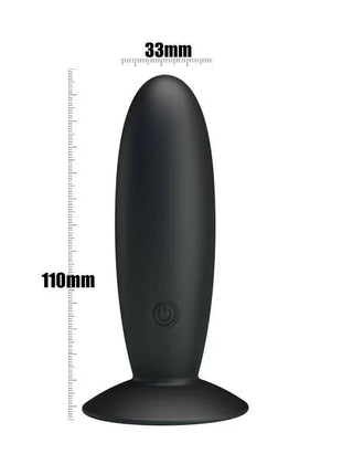 Pretty Love Vibrating Butt Plug Anal Black