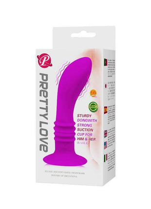 Pretty Love Vibrating Butt Plug Purple