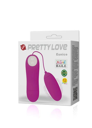 Pretty Love Vibrating Egg Eunice Purple