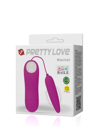 Pretty Love Vibrating Egg Harriet Purple