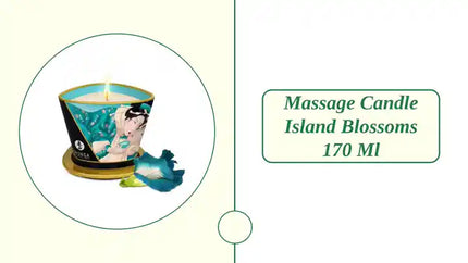 Massage Candle Island Blossoms 170 ml - premium adult wellness product for a sensuous massage experience.