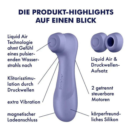 Pro 2 Gen 3 Liquid Air Technology Suction and Vibration Lilac