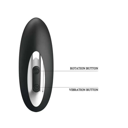 Prostate Massager with Vibration and Rotating Balls