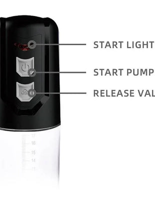 PSX10 Automatic Penis Pump Crystal