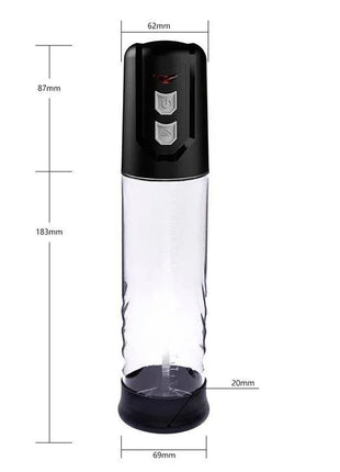 PSX10 Automatic Penis Pump Crystal
