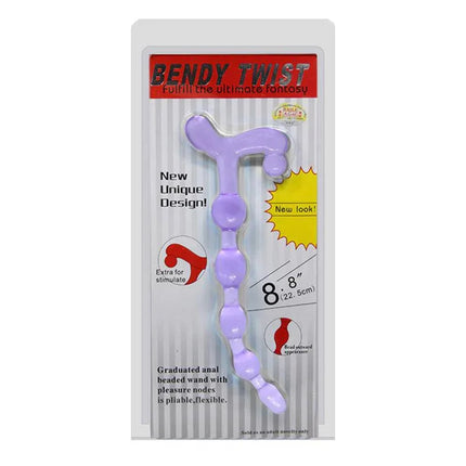Purple Anal Beads Toy for Men & Women