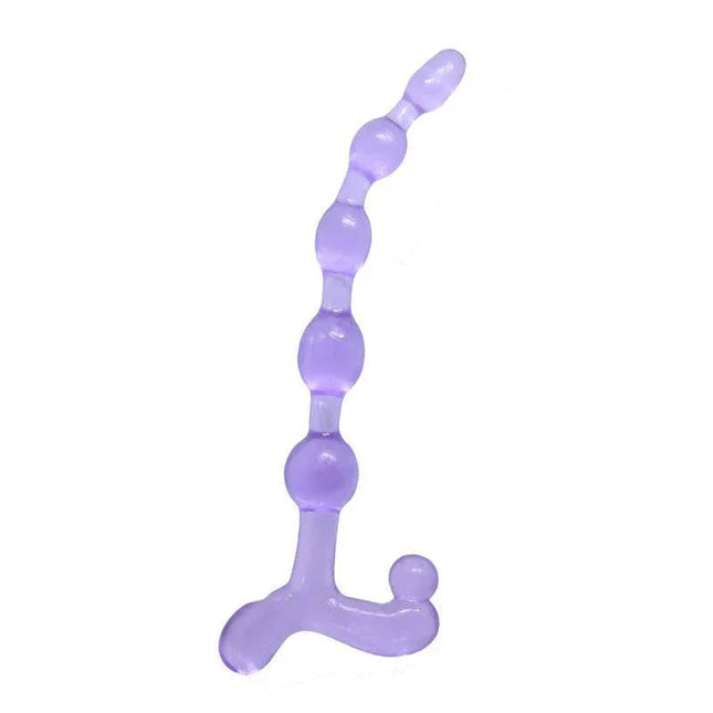 Purple Anal Beads Toy for Men & Women