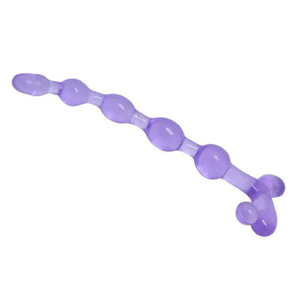Purple Anal Beads Toy for Men & Women