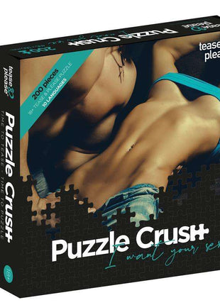 Puzzle Crush I Want Your Sex game interface with vibrant puzzle pieces and engaging graphics