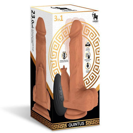 Thrusting Waving Vibration Dildo Quintus 9 - 23 cm