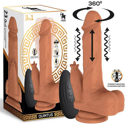 Thrusting Waving Vibration Dildo Quintus 9 - 23 cm
