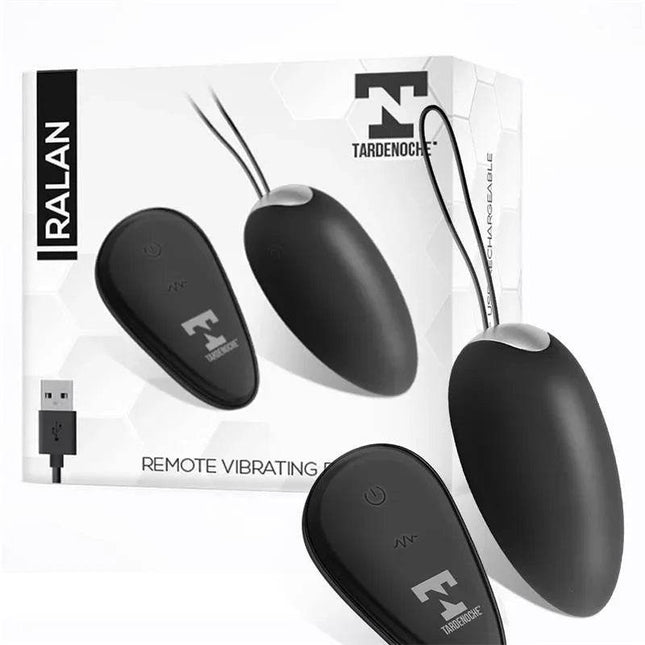 Ralan Vibrating Egg with remote control, sleek body-safe silicone adult toy with multiple vibration modes and discreet design