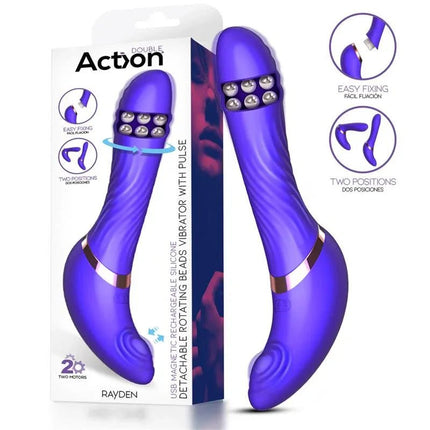Rotating Beads Vibrator with Pulsation