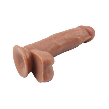 Realistic Dildo Dual Density 17.8x4cm with Suction Cup