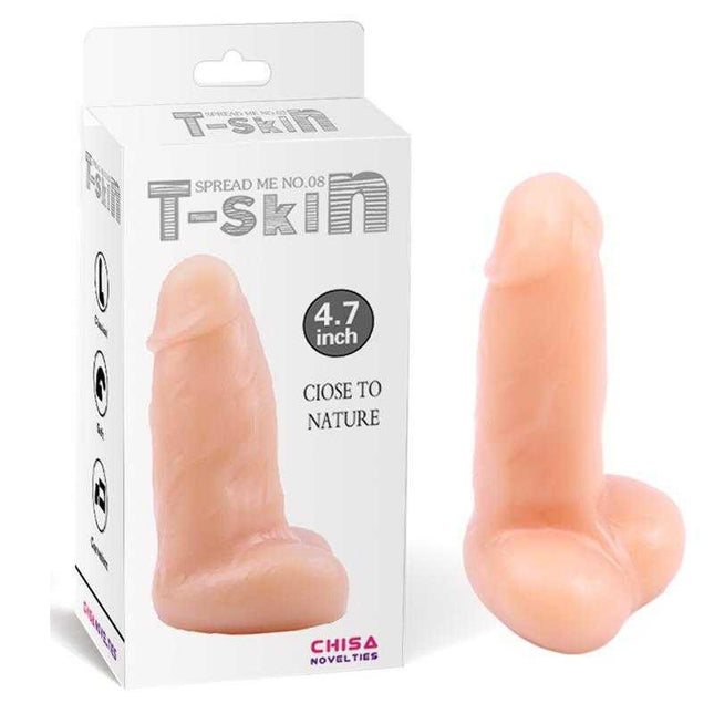 Realistic Dildo T-Skin 4.7 Flesh