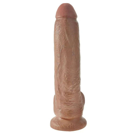 Reaslitic Dildo with Testicles 9 Tan