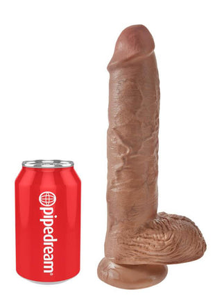 Reaslitic Dildo with Testicles 10 Tan