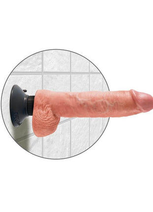 Reaslitic Dildo with Testicles and Vibration 10