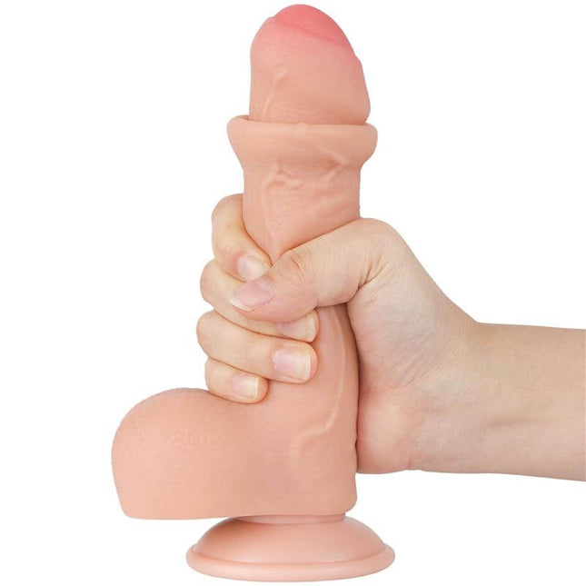 Sliding Skin Dual Layer Dildo 7 – Unmatched Realism by secretsextoys.store