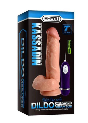 Realistic Vibe Remote Control Kassadin adult toy 17.5 cm