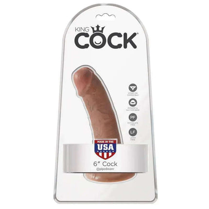 Reaslitic Dildo 6in Tan-toned