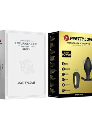 Regina Royal Butt Plug ergonomic silicone anal toy with tapered design and smooth surface