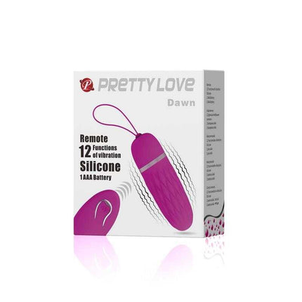 Remote Control Vibrating Egg - Dawn Purple