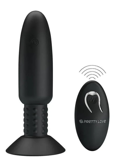 Remote-Controlled Anal Plug with Vibration and Rotation - USB