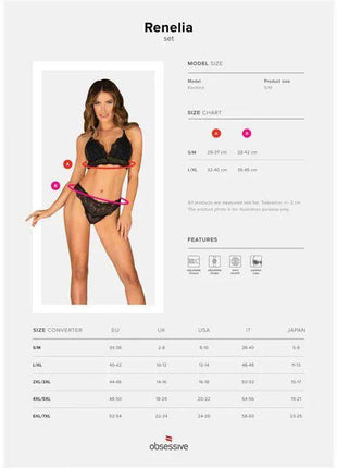 Renelia 2 piece lace set elegant women's outfit with intricate lace
