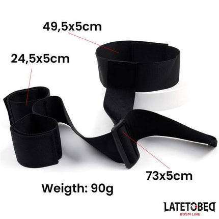 Ribbon Neck to Wrist Bondage