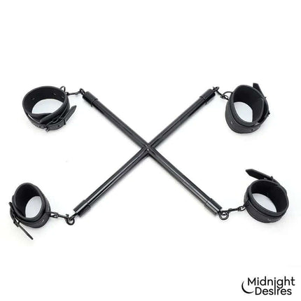 Rigid Crossed Bar with Cuffs