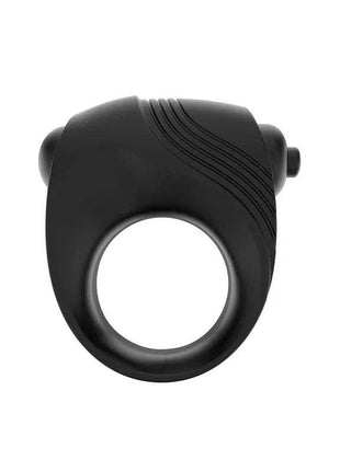 Romeri Ring + Vibrating Bullet Silicone Black - Secretsextoys.store