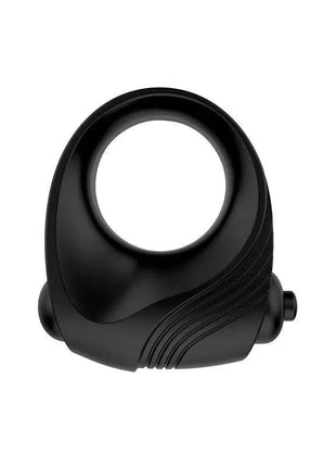 Romeri Ring + Vibrating Bullet Silicone Black - Secretsextoys.store