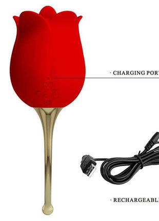 Rose Lover Licking and Vibrating Stimulator