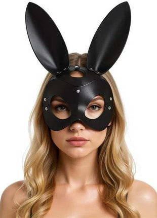 Adjustable Roussy Bunny Mask with soft breathable fabric