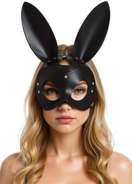 Adjustable Roussy Bunny Mask with soft breathable fabric