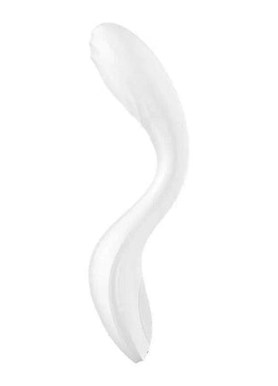 Rrrolling Pleasure White curved white product with a smooth, glossy surface and a sculpted S-shaped form