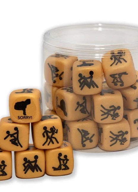 Rubber Hard Dice Gold Edition Hetero Version 1 Die
