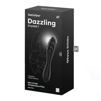 Satisfyer Dazzling Crystal Glass Dildo Hot & Cold