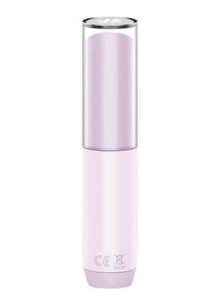 Secret Kiss Air Pulse Vibrator in pale lavender with a glossy cylindrical cap and smooth, tapered silicone body.